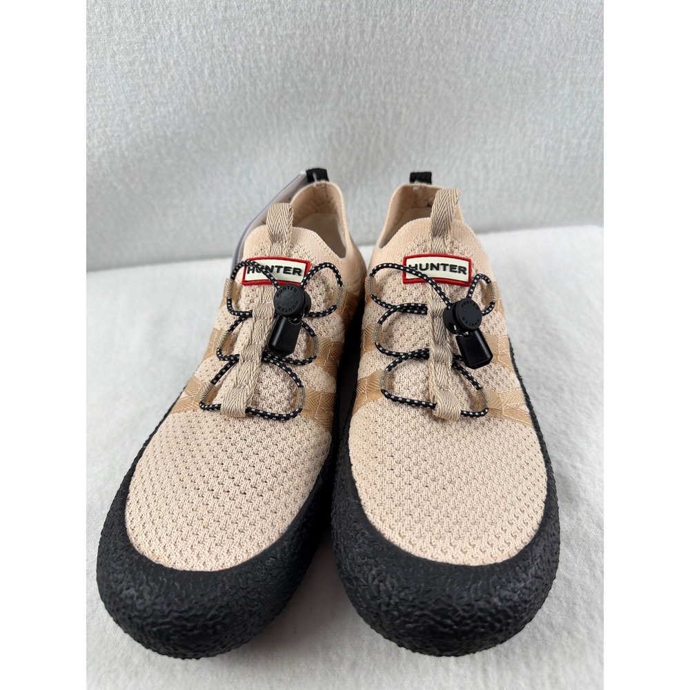 Hunter Women Sz 9 Videl‎ Knit Mesh Sneakers Pink Water Repellent Casual Slip On